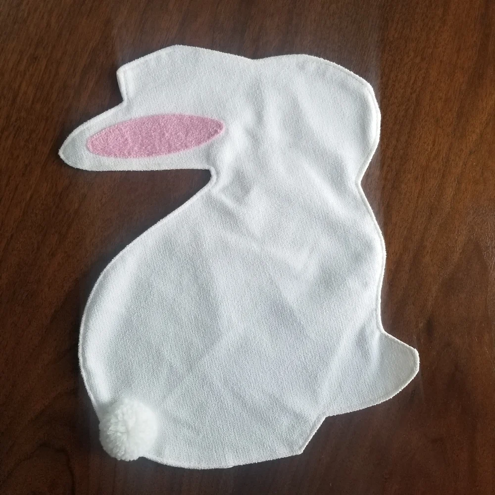 Bunny Shape Placemats White Set Of 5